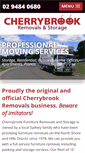 Mobile Screenshot of cherrybrookremovals.com.au